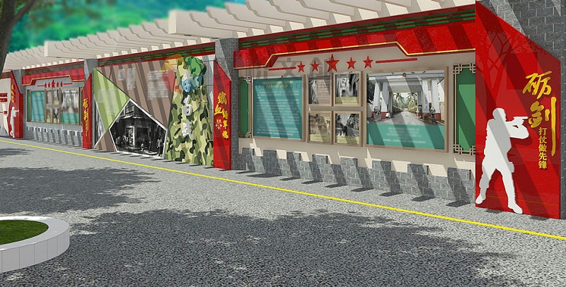 部隊(duì)軍史長(zhǎng)廊創(chuàng)意設(shè)計(jì)