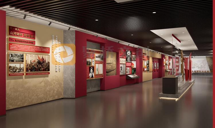 紅色展廳設(shè)計