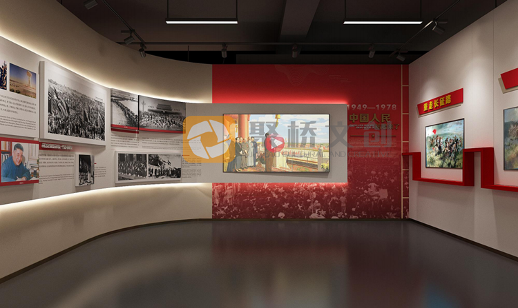 紅色主題展廳設(shè)計