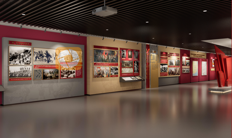 紅色展廳設(shè)計