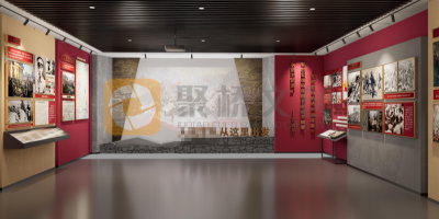 紅色文化展廳設計效果圖，提升與觀眾的情感互動