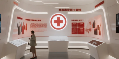 空間有限？看聚橋文創(chuàng)如何為高校打造一個(gè)“五臟俱全”的精品禁毒教育館設(shè)計(jì)